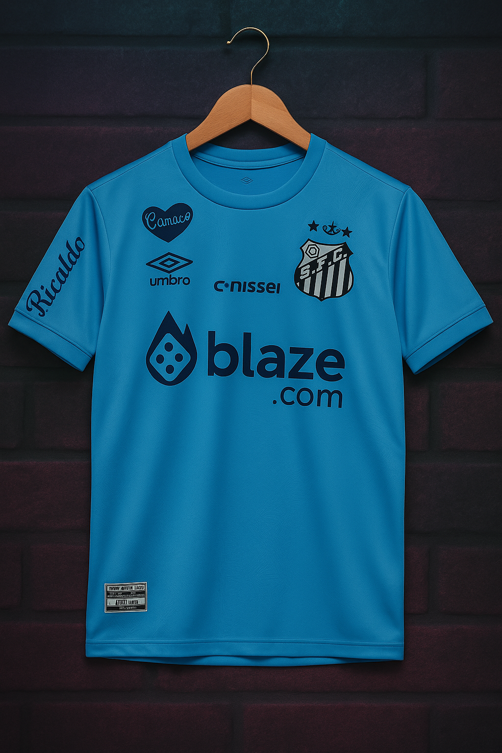 Santos FC 2024 Jersey – Sky Blue (Fan Copy)